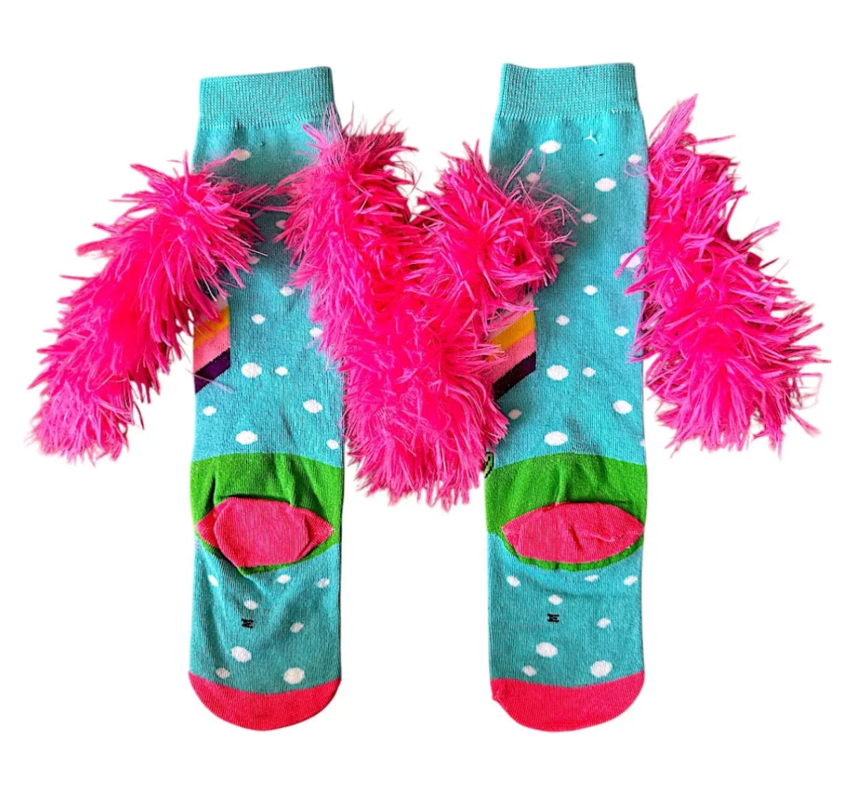 12 PARES DE CALCETA LOCA TALLA 1 A 5 AÑOS (13 a 20cm) un solo diseño PERRITO OREJAS ROSAS