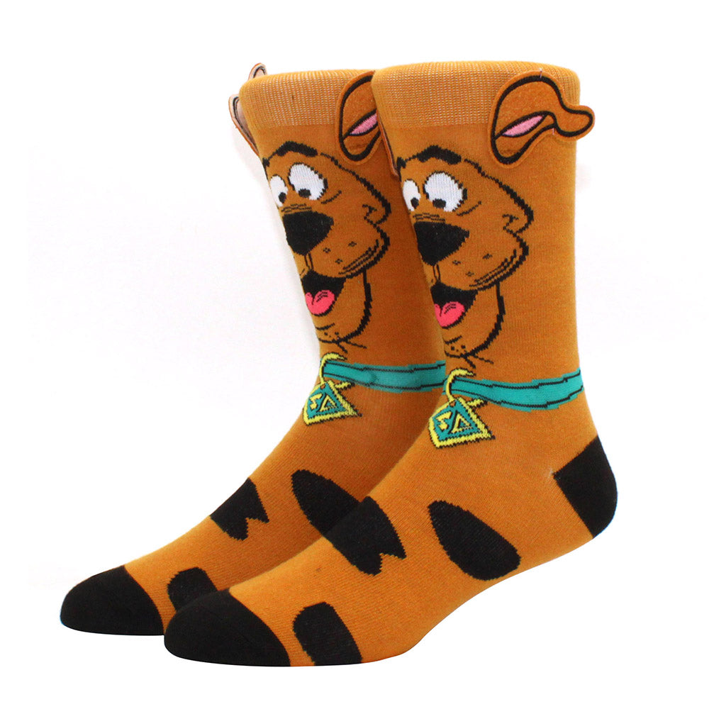 12 PARES DE CALCETA LOCA TALLA 1 A 5 AÑOS (13 a 20cM) 6 PARES DINOSAURIO Y 6PARES SCOOBY DOO