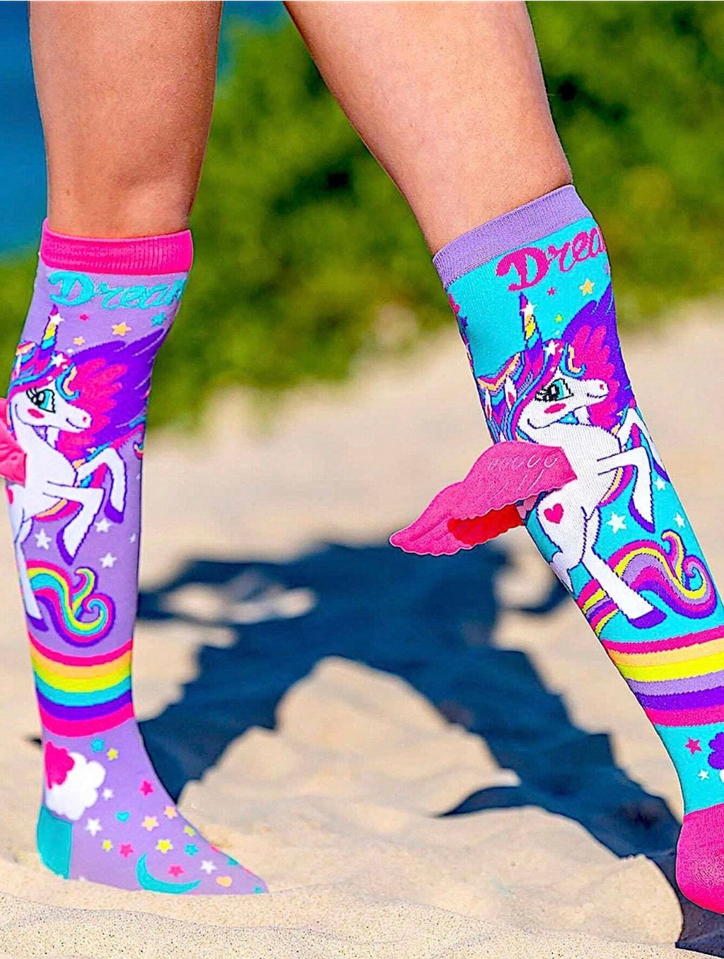12 PARES DE CALCETA LOCA TALLA 1 A 5 AÑOS (13 a 20cm) un solo diseño UNICORNIO