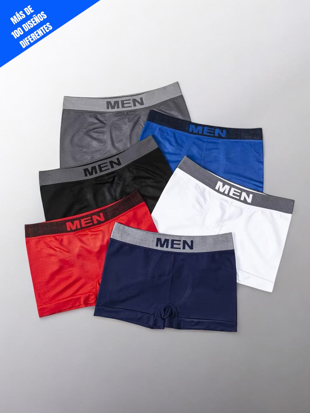 12 PIEZAS DE BOXER DE MICROFIBRA CÓMODO SUAVE Y GRAN ELASTICIDAD (EL ESTAMPADO PUEDE VARIAR )
