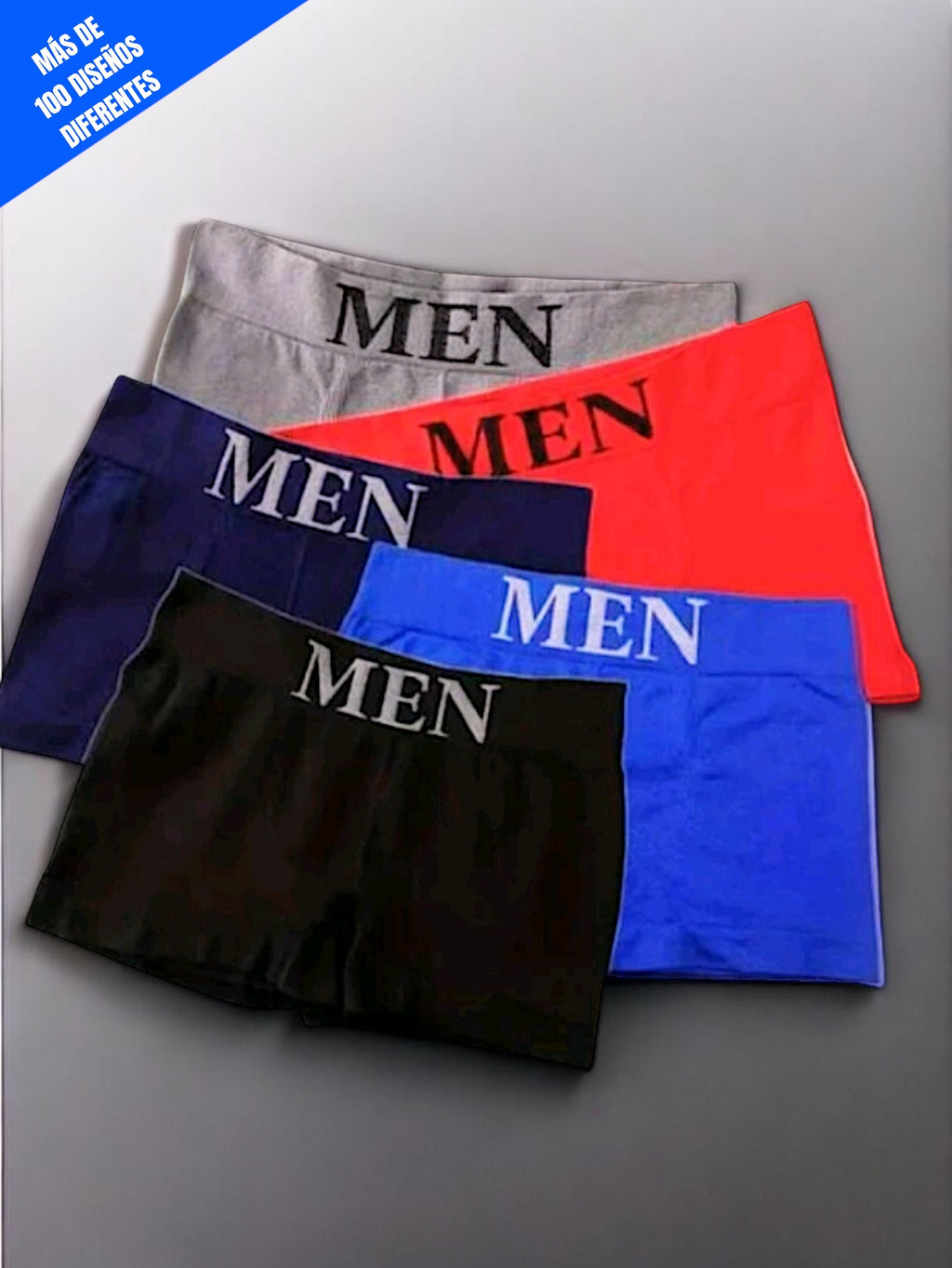 12 PIEZAS DE BOXER DE MICROFIBRA CÓMODO SUAVE Y GRAN ELASTICIDAD (EL ESTAMPADO PUEDE VARIAR )