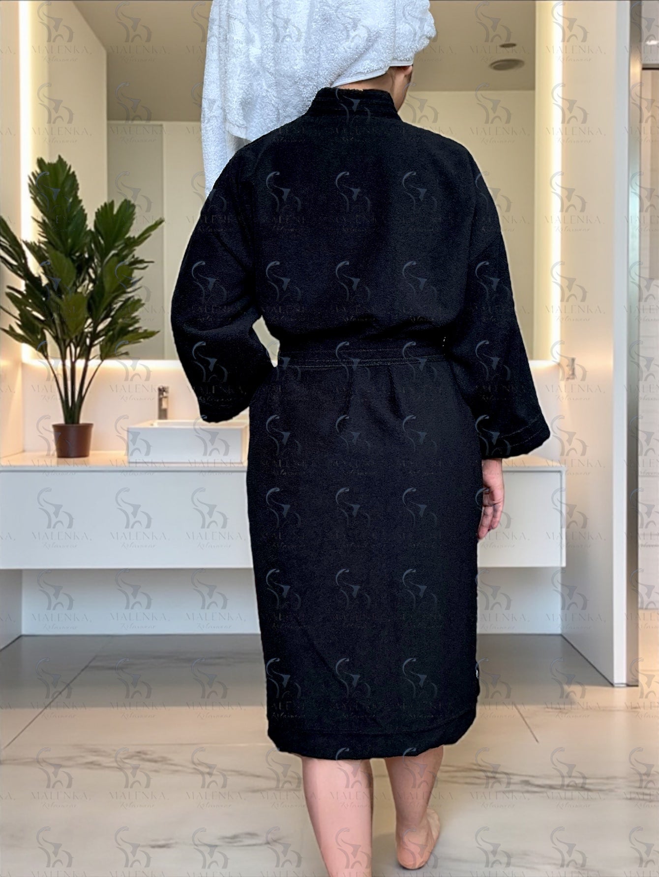 BATA DE BAÑO UNISEX ABSORBENTE (ALBORNOZ)