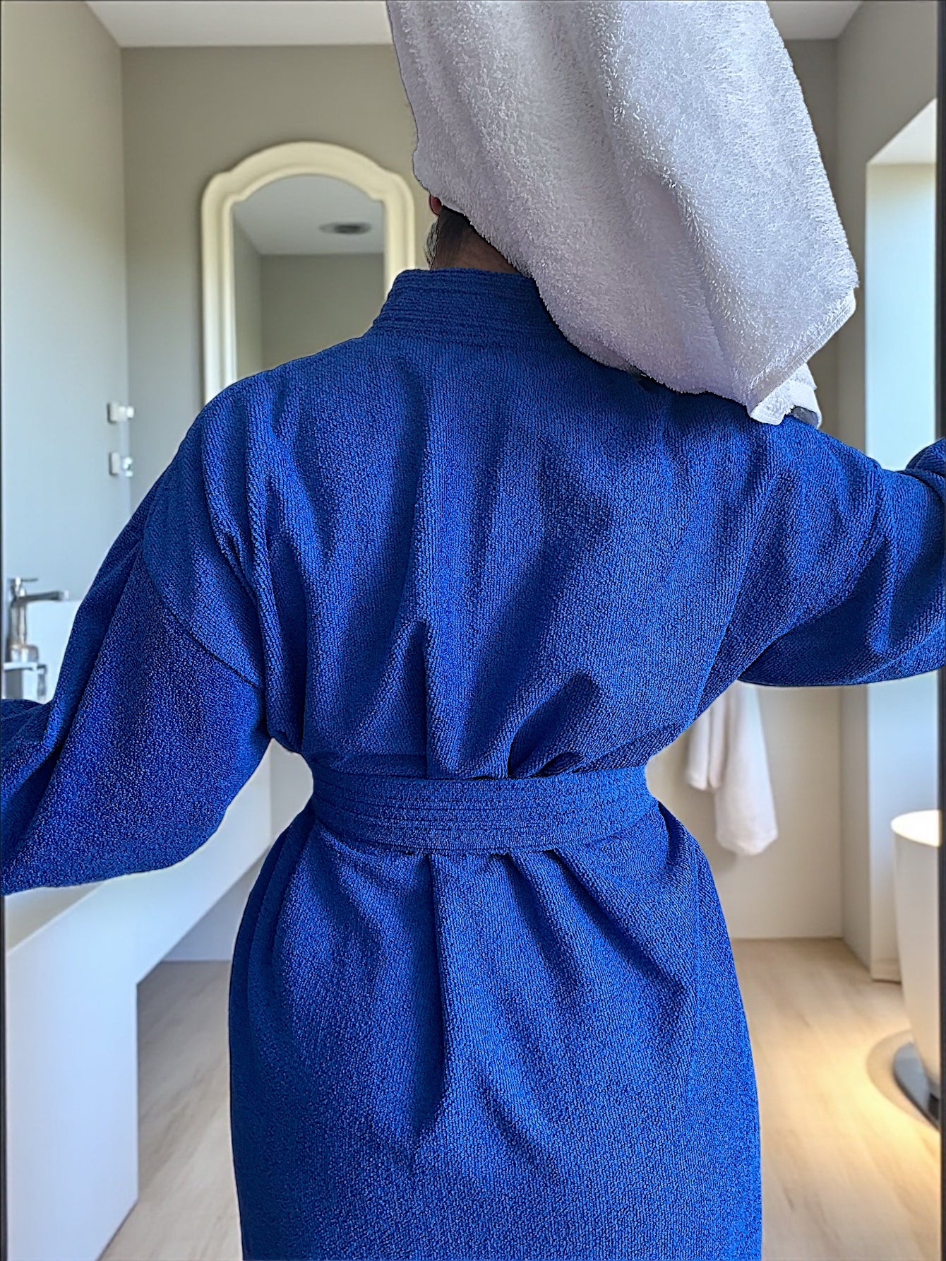 BATA DE BAÑO UNISEX ABSORBENTE (ALBORNOZ)