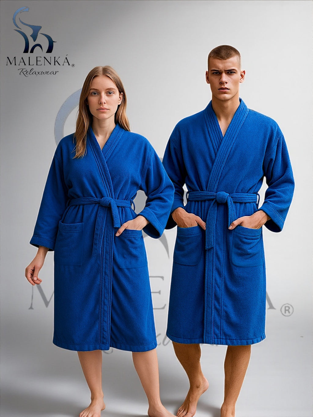 BATA DE BAÑO UNISEX ABSORBENTE (ALBORNOZ)