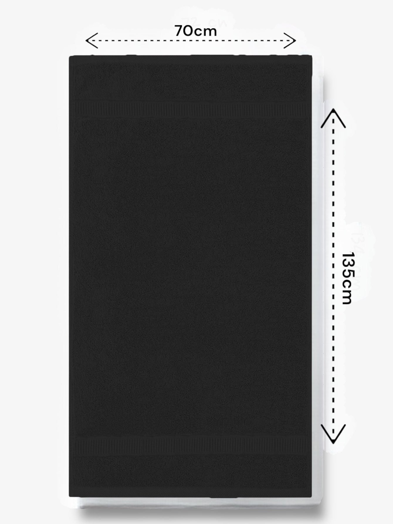 TOALLA DE BAÑO CONFORT 135X70CM 100% ALGODON MEXICANO