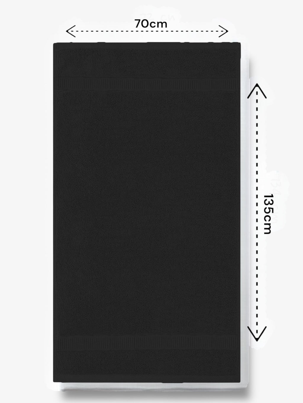 TOALLA DE BAÑO CONFORT 135X70CM 100% ALGODON MEXICANO