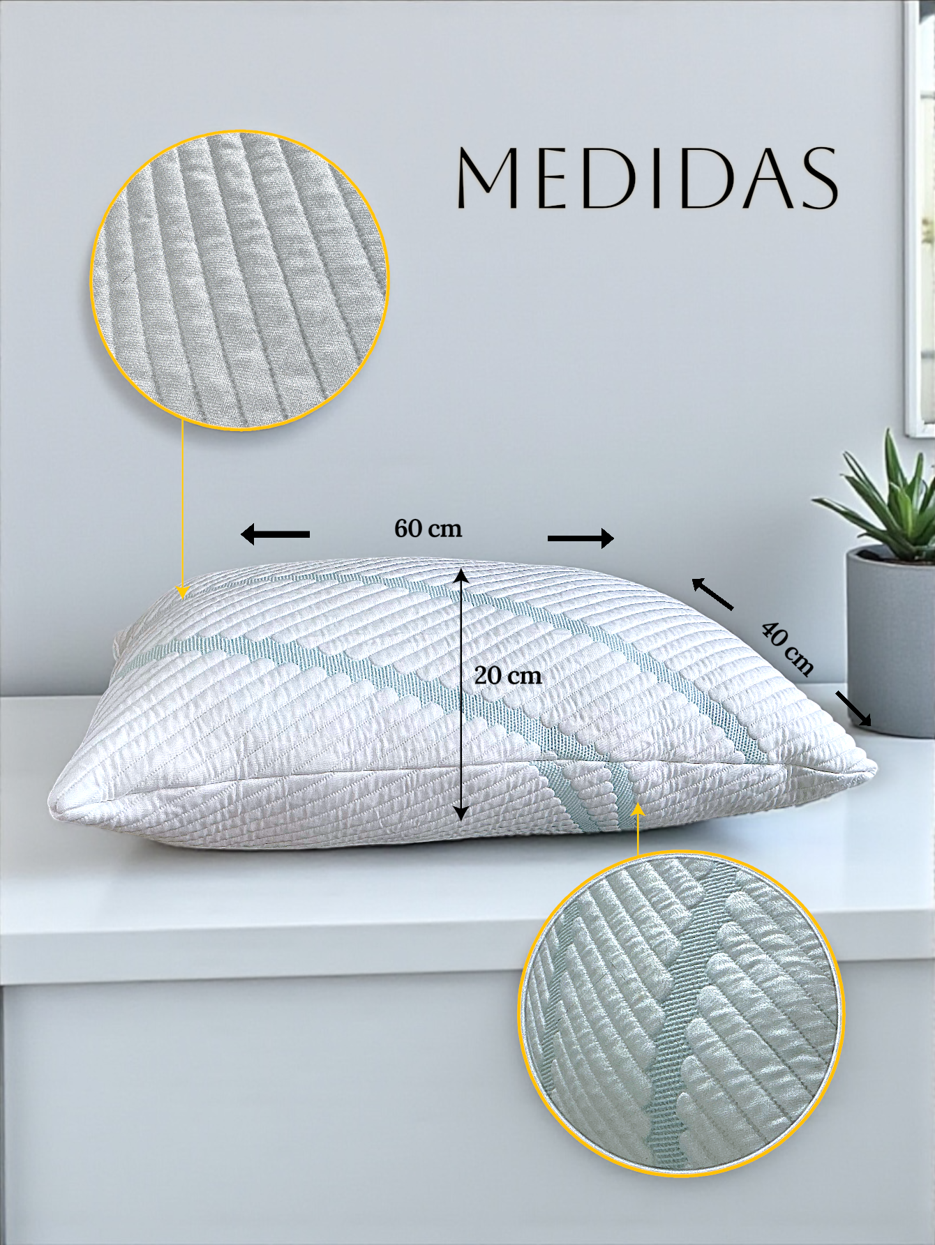 ALMOHADA COLD & FRESH HOTELERIA MATRIMONIAL