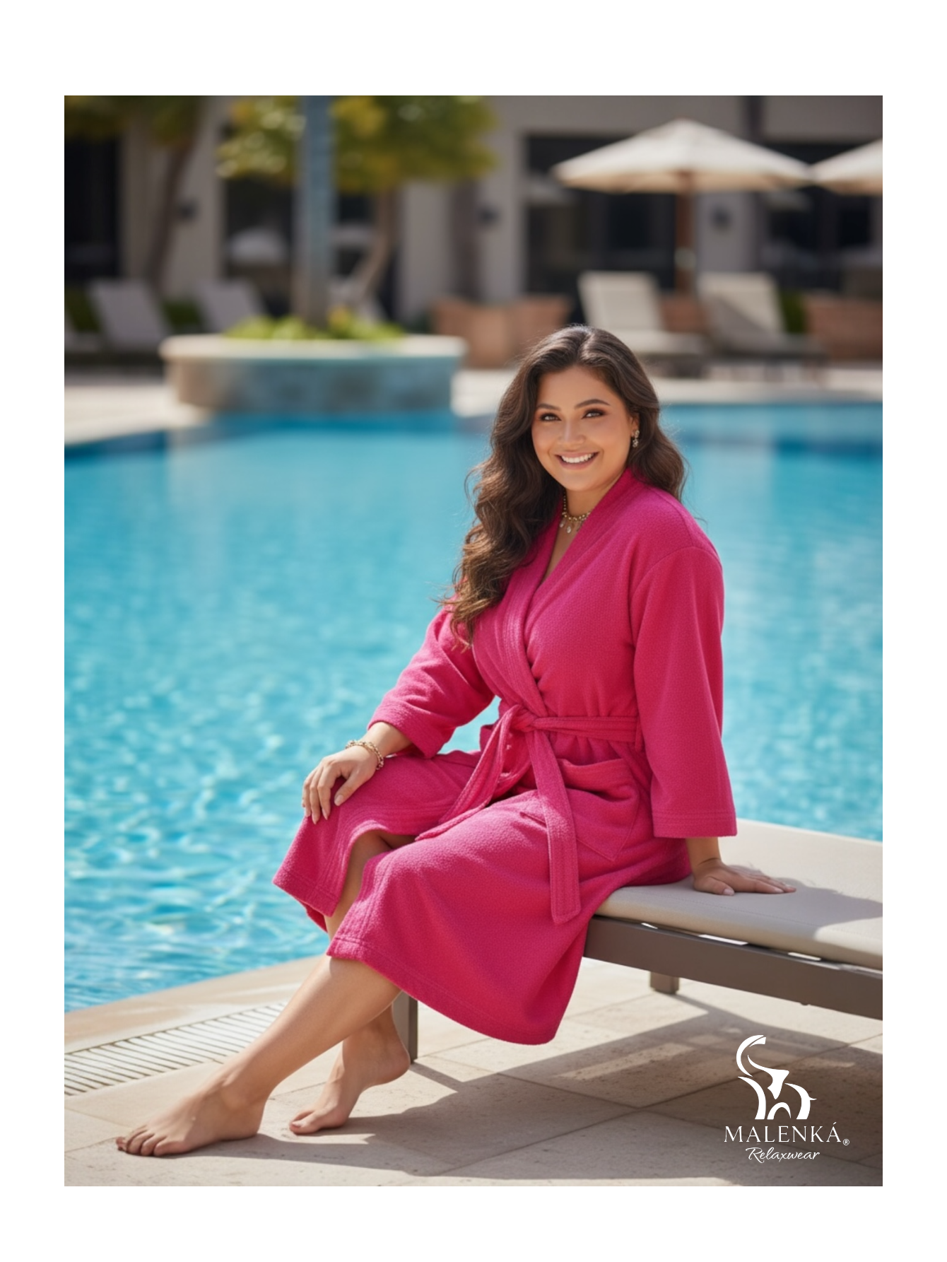 BATA DE BAÑO EXTRA GRANDE UNISEX ABSORBENTE BASIC FSH