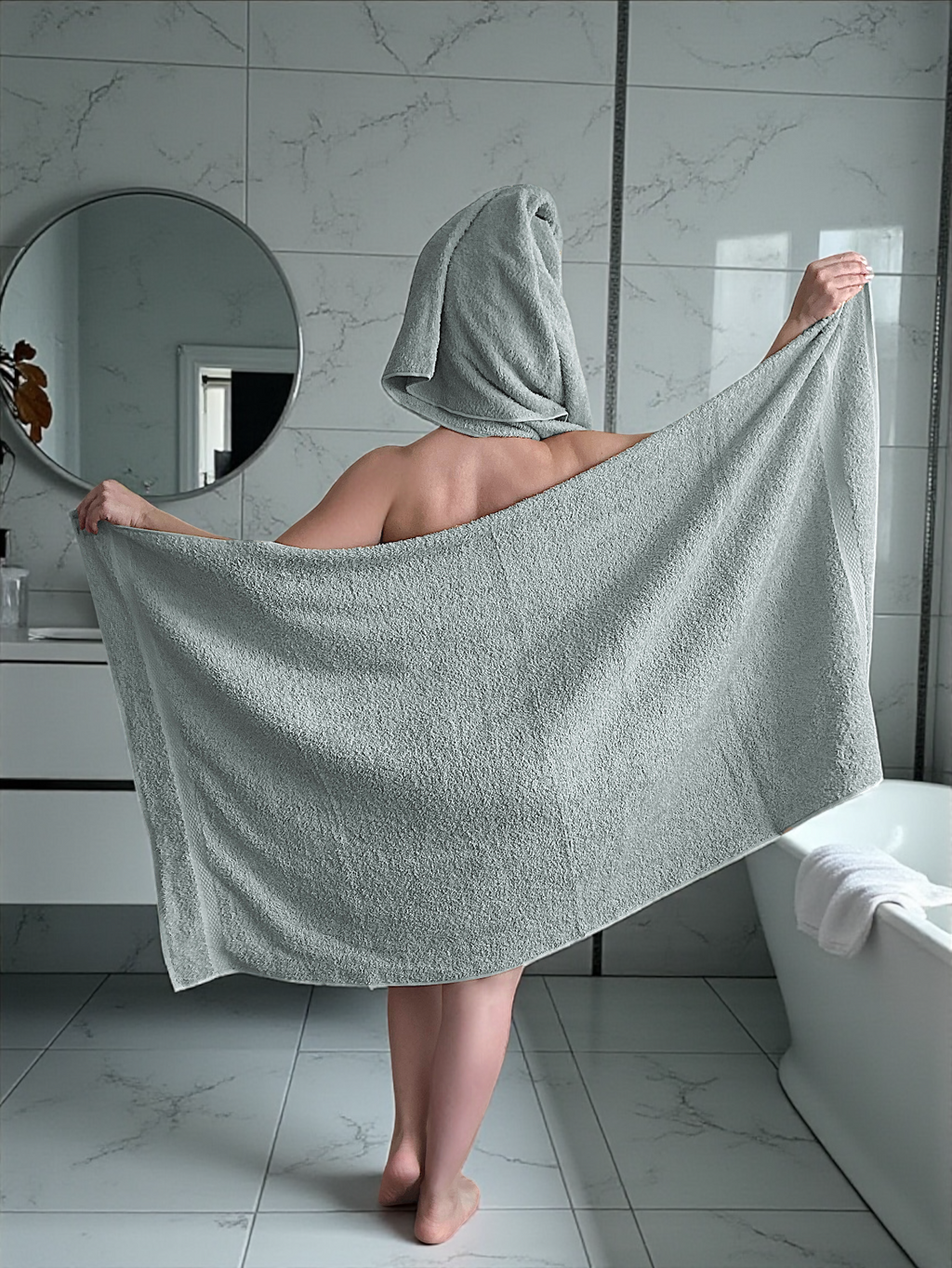 TOALLA DE BAÑO CONFORT 135X70CM 100% ALGODON MEXICANO