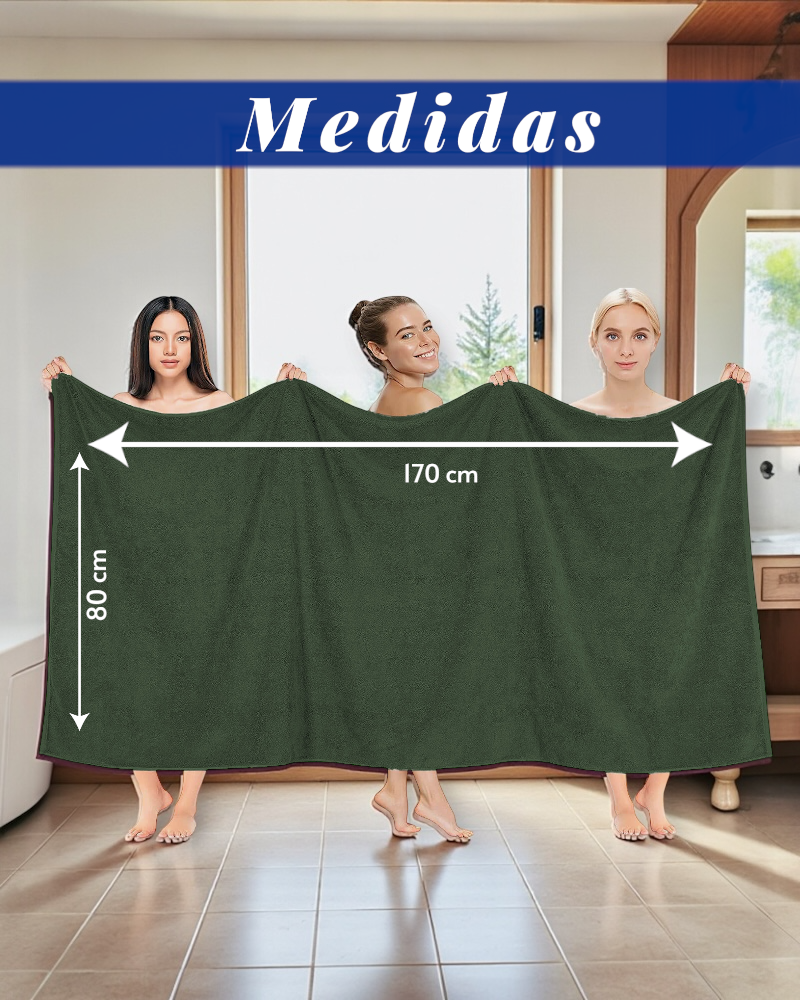 TOALLA EXTRA LARGA 170cmX80cm 100% ALGODÓN GRUESA CALIDAD PREMIUM