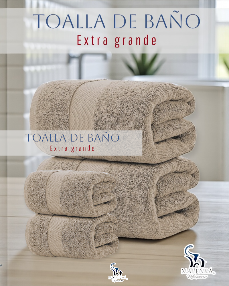 TOALLA EXTRA LARGA 170cmX80cm 100% ALGODÓN GRUESA CALIDAD PREMIUM