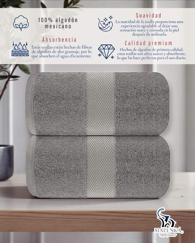 TOALLA EXTRA LARGA 170cmX80cm 100% ALGODÓN GRUESA CALIDAD PREMIUM