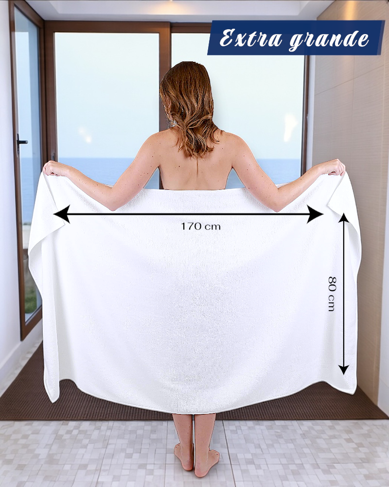 TOALLA EXTRA LARGA 170cmX80cm 100% ALGODÓN GRUESA CALIDAD PREMIUM
