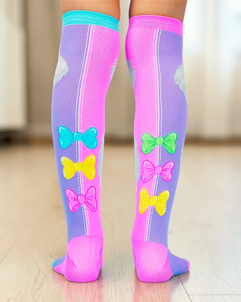 12 PARES DE CALCETA LOCA 3D PREMIUM PERRITO/UNICORNIO UNITALLA PARA PIES QUE MIDAN DESDE 15CM HASTA 33CM