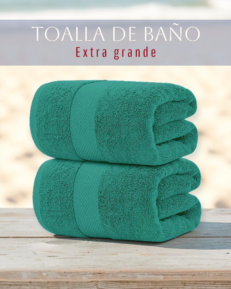 TOALLA EXTRA LARGA 170cmX80cm 100% ALGODÓN GRUESA CALIDAD PREMIUM
