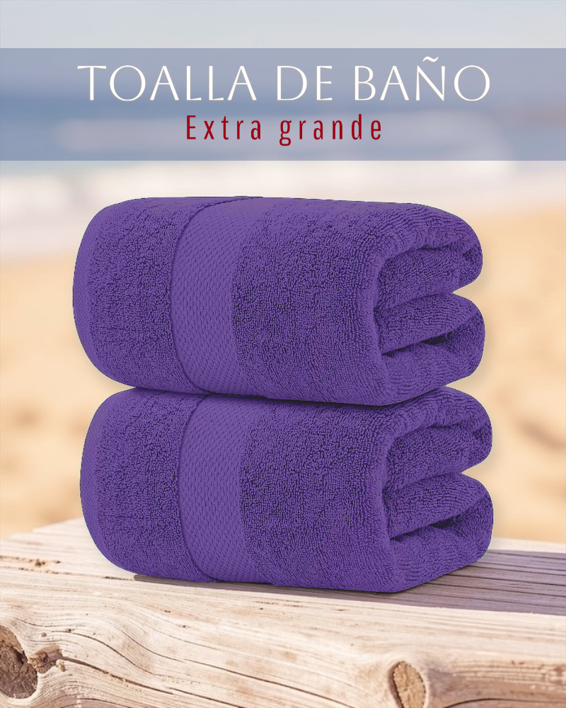 TOALLA EXTRA LARGA 170cmX80cm 100% ALGODÓN GRUESA CALIDAD PREMIUM