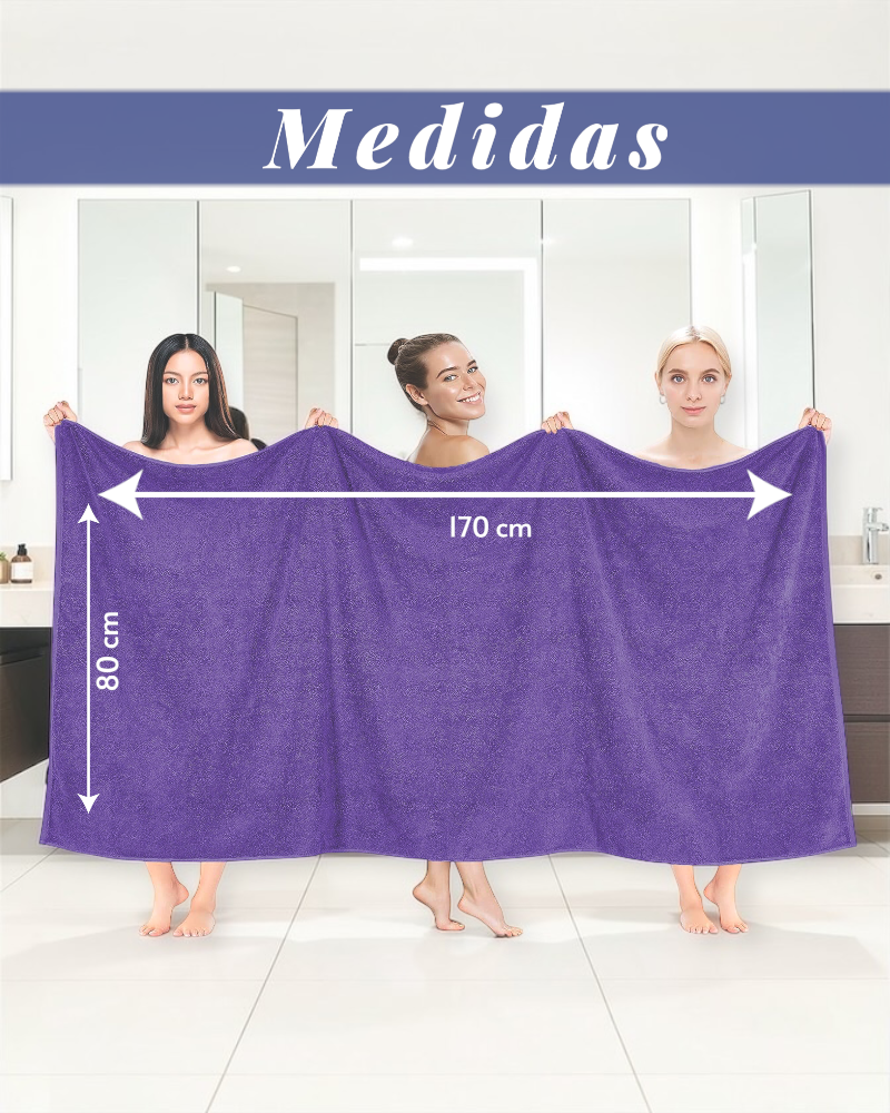 TOALLA EXTRA LARGA 170cmX80cm 100% ALGODÓN GRUESA CALIDAD PREMIUM
