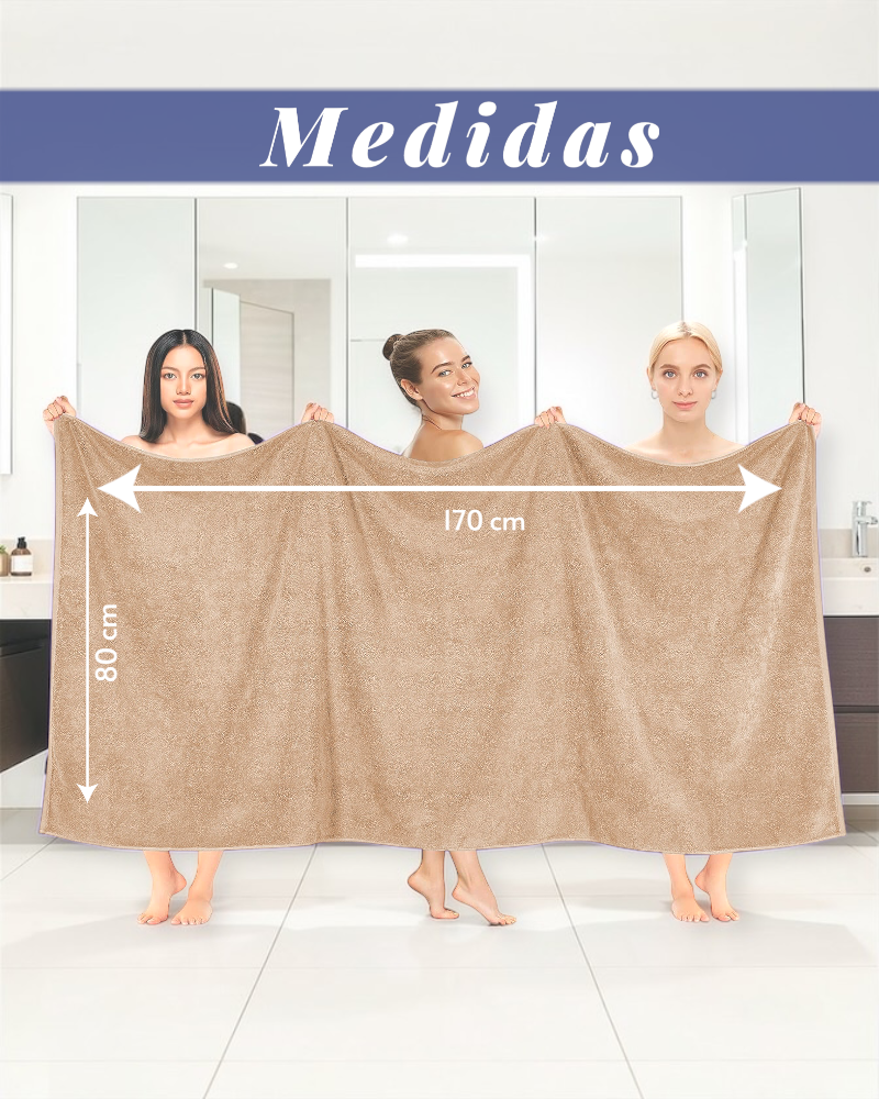 TOALLA EXTRA LARGA 170cmX80cm 100% ALGODÓN GRUESA CALIDAD PREMIUM