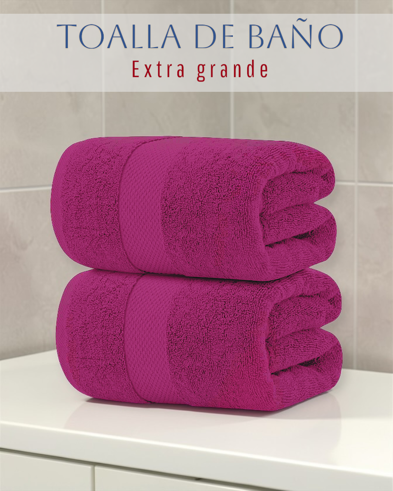 TOALLA EXTRA LARGA 170cmX80cm 100% ALGODÓN GRUESA CALIDAD PREMIUM