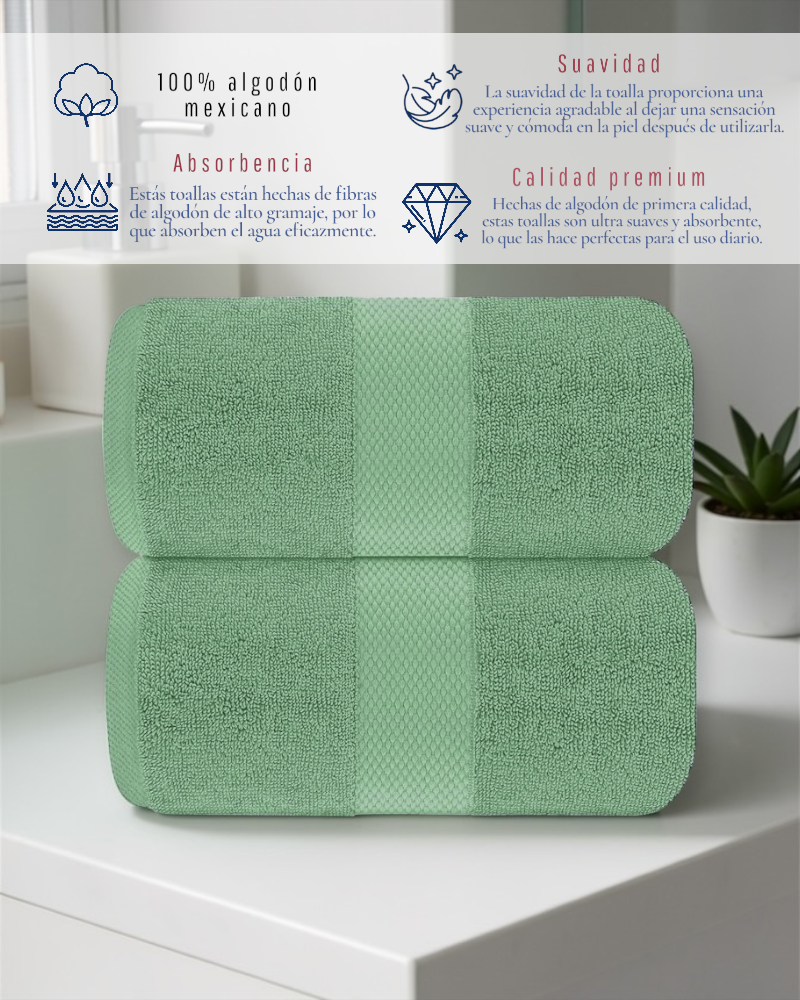 TOALLA EXTRA LARGA 170cmX80cm 100% ALGODÓN GRUESA CALIDAD PREMIUM
