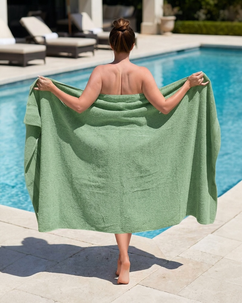 TOALLA EXTRA LARGA 170cmX80cm 100% ALGODÓN GRUESA CALIDAD PREMIUM
